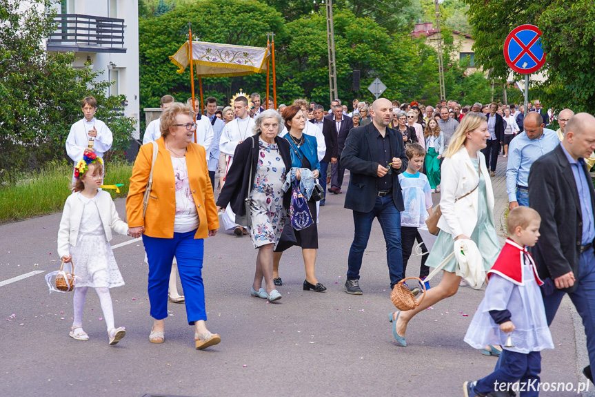 Procesja z najświętszym Sakramentem w Krośnie