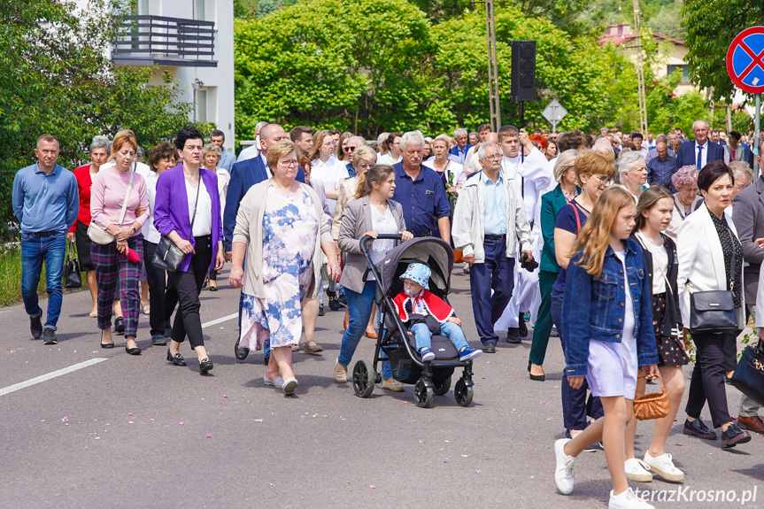 Procesja z najświętszym Sakramentem w Krośnie