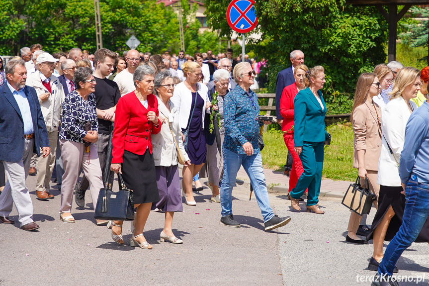 Procesja z najświętszym Sakramentem w Krośnie