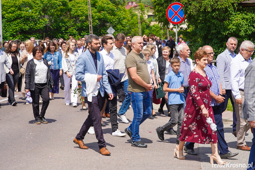 Procesja z najświętszym Sakramentem w Krośnie