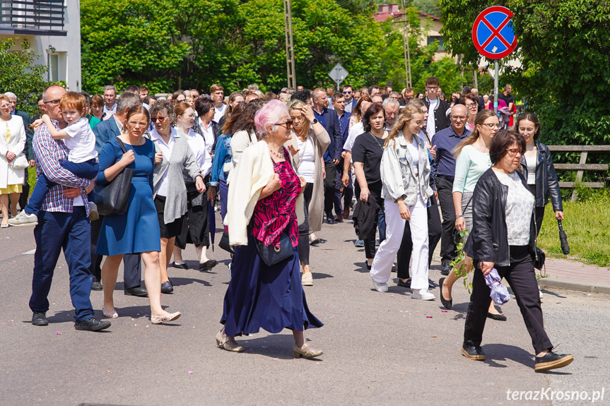 Procesja z najświętszym Sakramentem w Krośnie