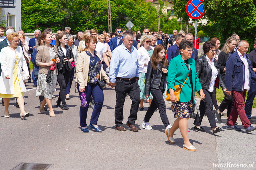 Procesja z najświętszym Sakramentem w Krośnie