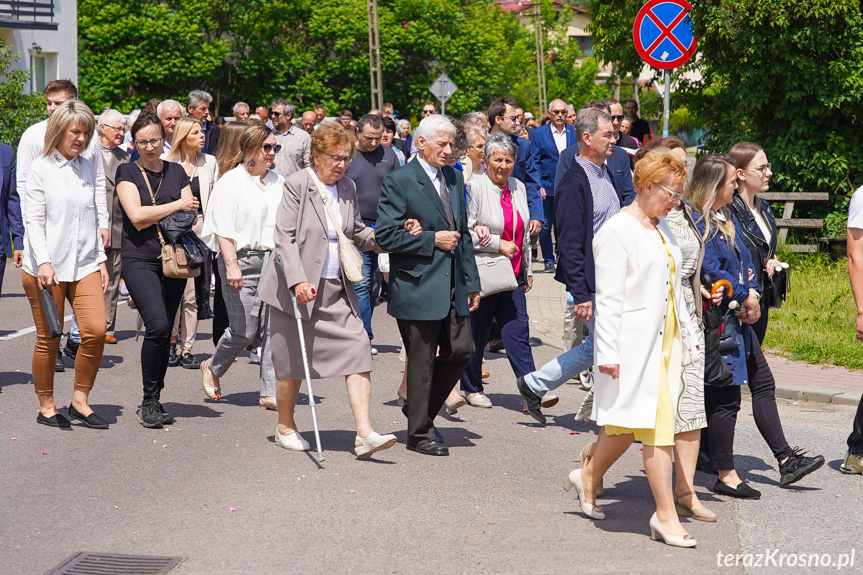 Procesja z najświętszym Sakramentem w Krośnie