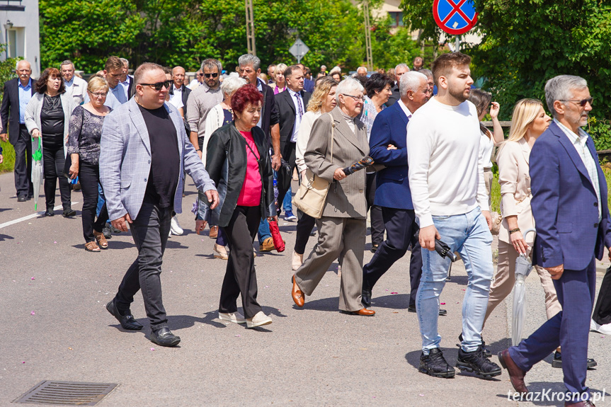 Procesja z najświętszym Sakramentem w Krośnie