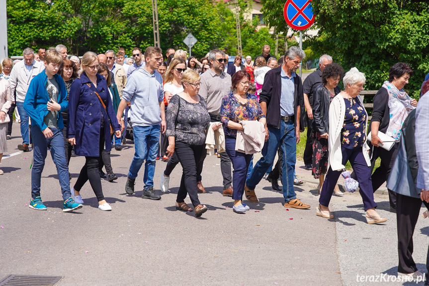 Procesja z najświętszym Sakramentem w Krośnie