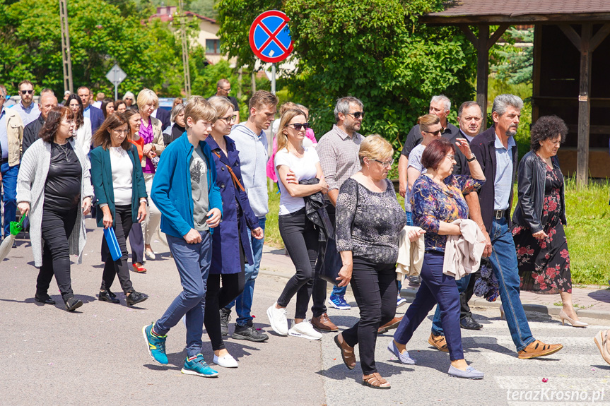 Procesja z najświętszym Sakramentem w Krośnie