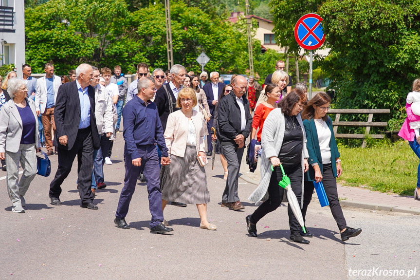 Procesja z najświętszym Sakramentem w Krośnie