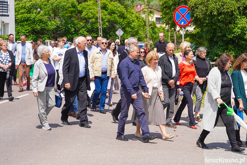 Procesja z najświętszym Sakramentem w Krośnie