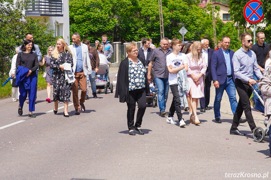 Procesja z najświętszym Sakramentem w Krośnie