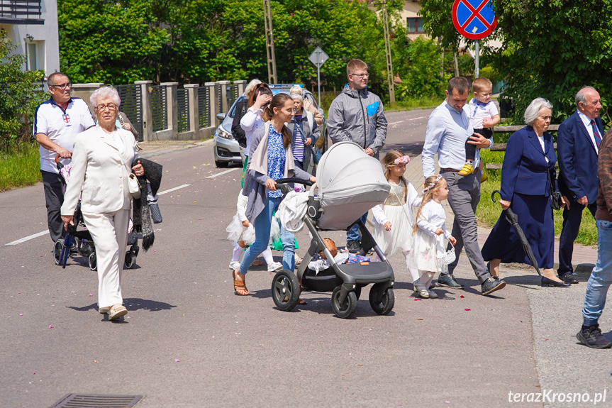 Procesja z najświętszym Sakramentem w Krośnie