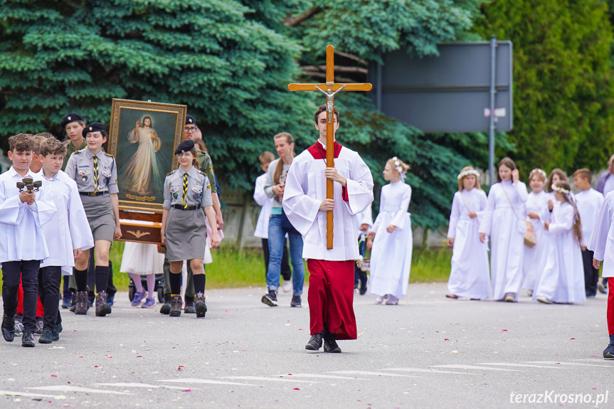 Procesja z najświętszym Sakramentem w Krośnie