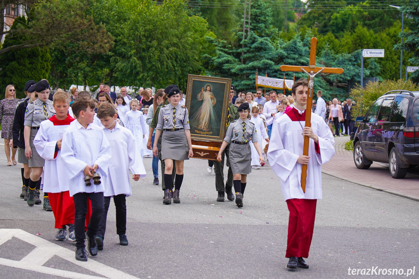 Procesja z najświętszym Sakramentem w Krośnie