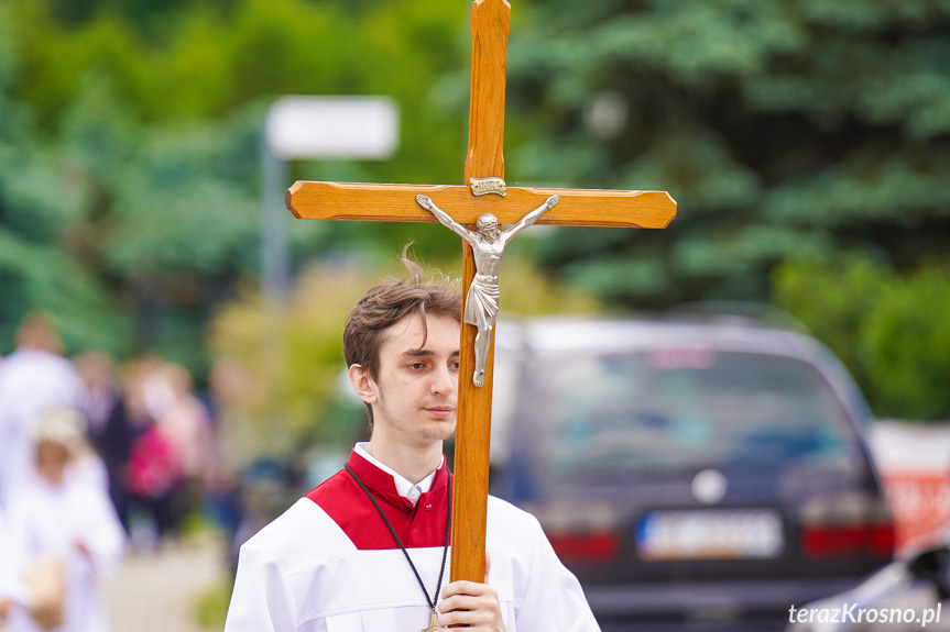 Procesja z najświętszym Sakramentem w Krośnie