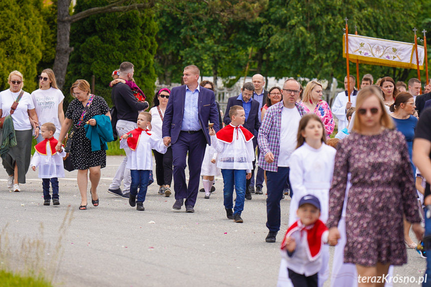 Procesja z najświętszym Sakramentem w Krośnie