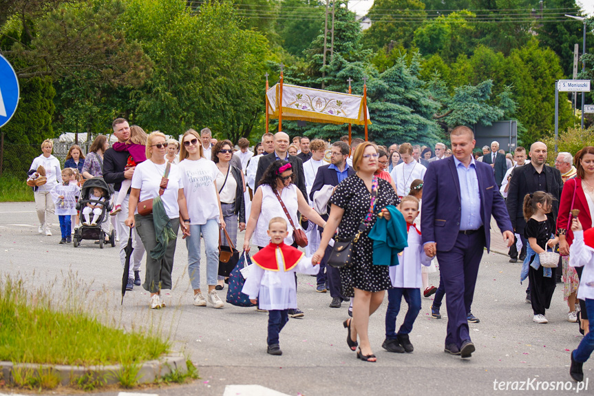 Procesja z najświętszym Sakramentem w Krośnie