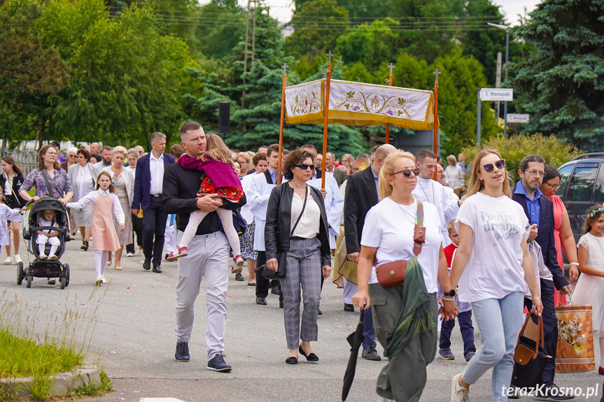 Procesja z najświętszym Sakramentem w Krośnie