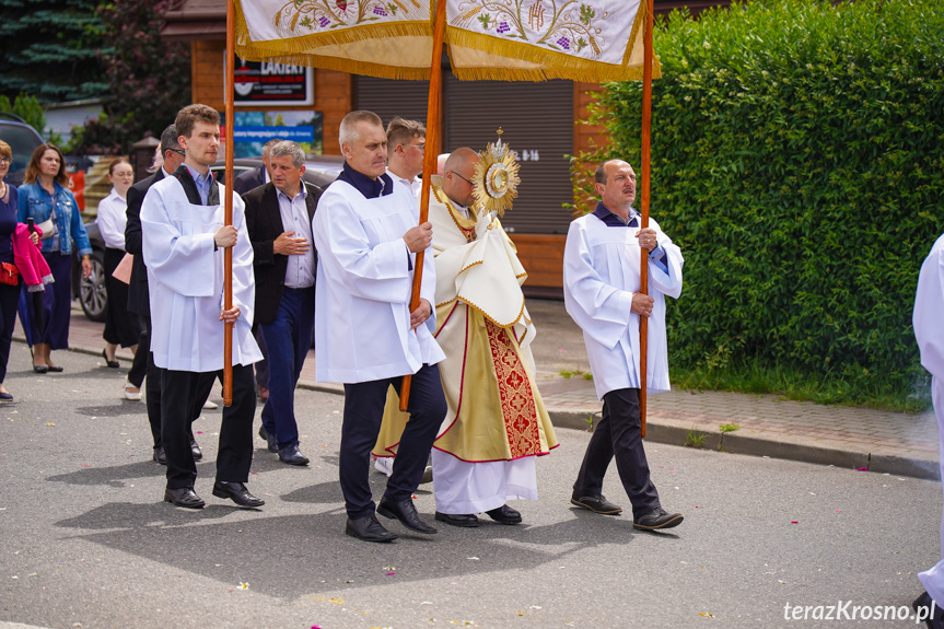 Procesja z najświętszym Sakramentem w Krośnie