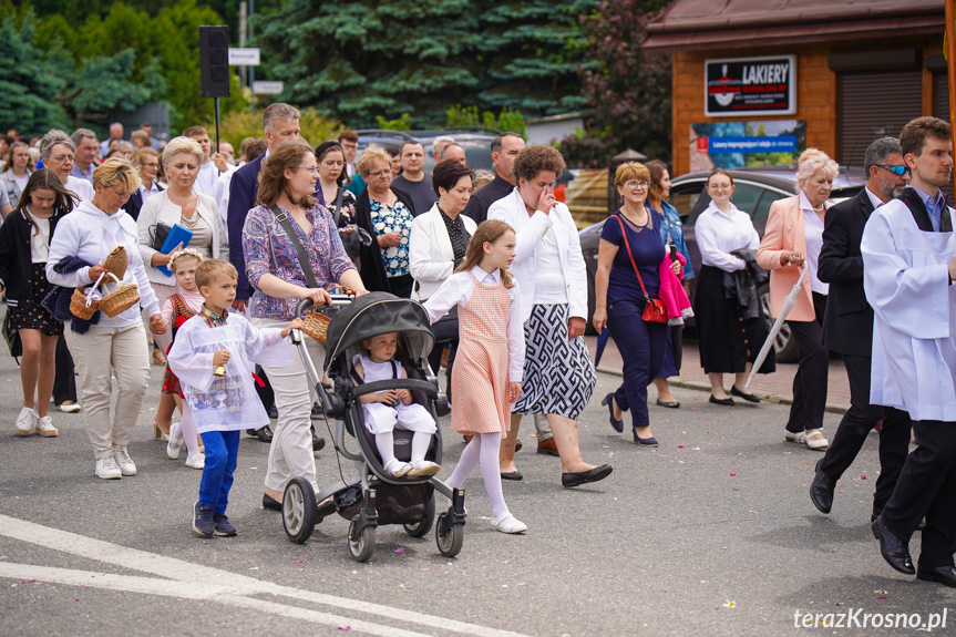 Procesja z najświętszym Sakramentem w Krośnie