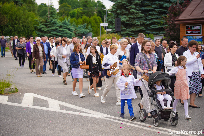 Procesja z najświętszym Sakramentem w Krośnie