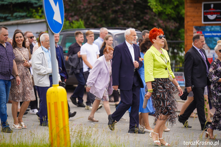 Procesja z najświętszym Sakramentem w Krośnie