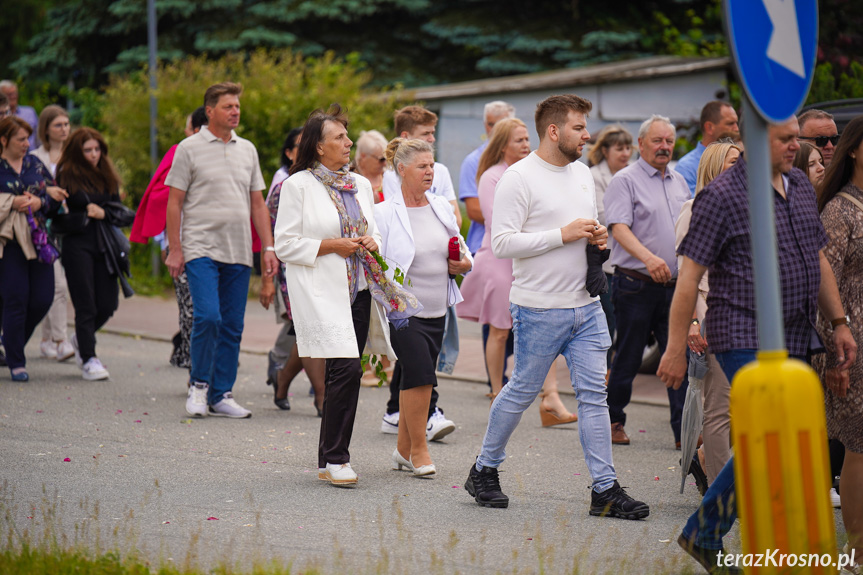 Procesja z najświętszym Sakramentem w Krośnie