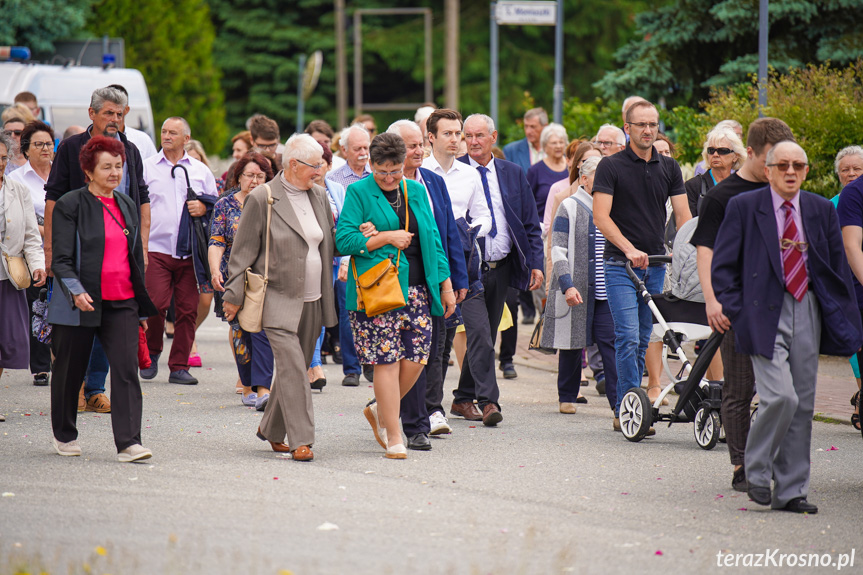 Procesja z najświętszym Sakramentem w Krośnie