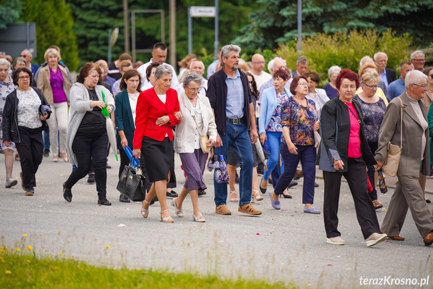 Procesja z najświętszym Sakramentem w Krośnie