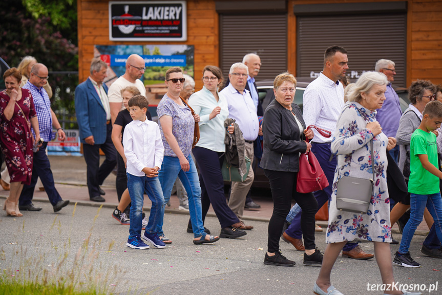 Procesja z najświętszym Sakramentem w Krośnie