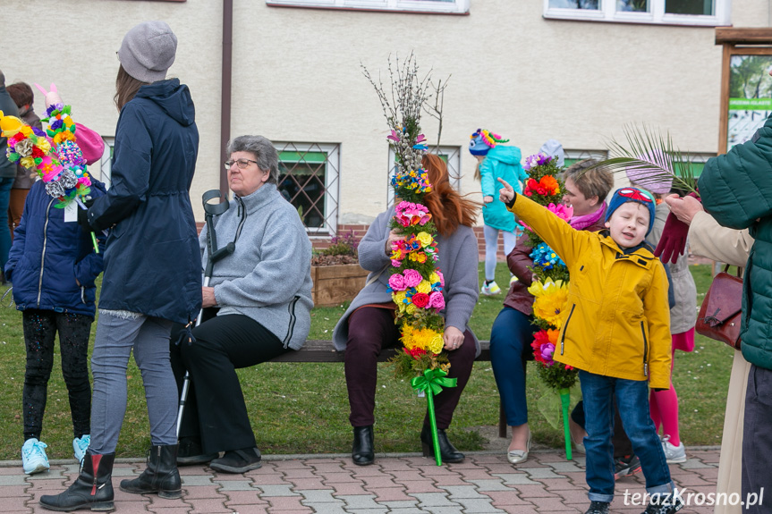 Procesja z palmami w Zręcinie