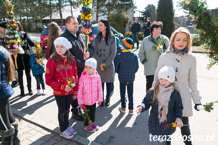 Procesja z palmami w Zręcinie