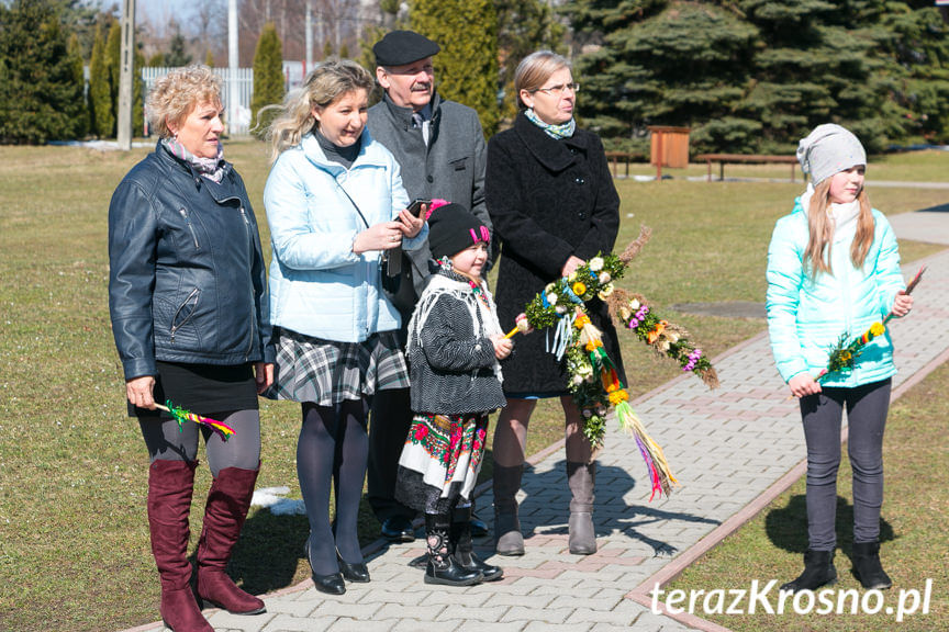 Procesja z palmami w Zręcinie