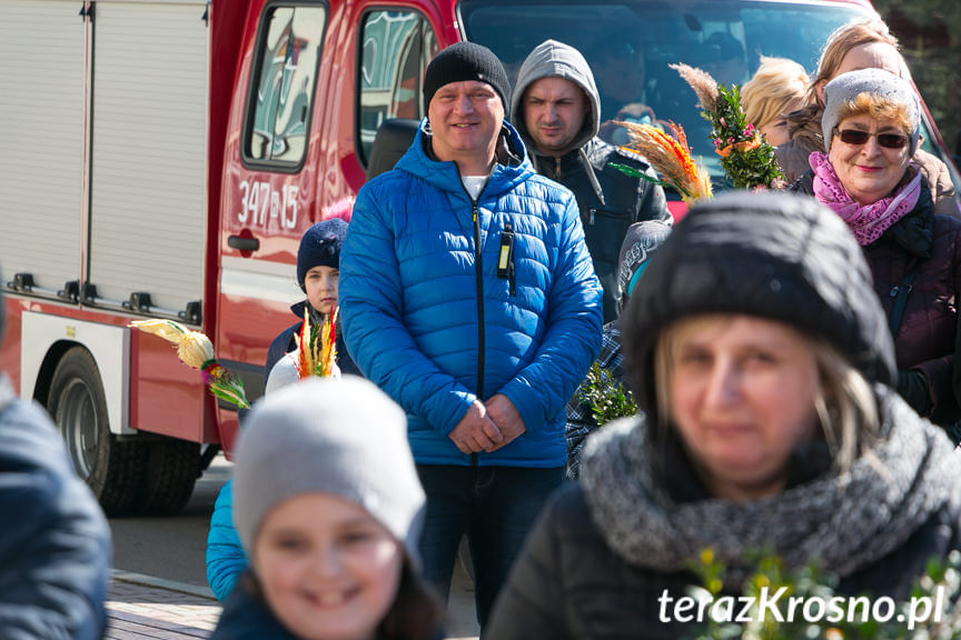 Procesja z palmami w Zręcinie