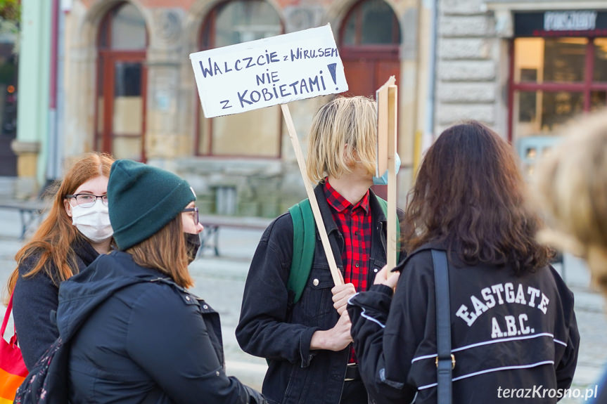 Protest kobiet w Krośnie