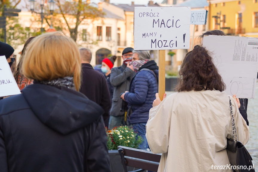 Protest kobiet w Krośnie