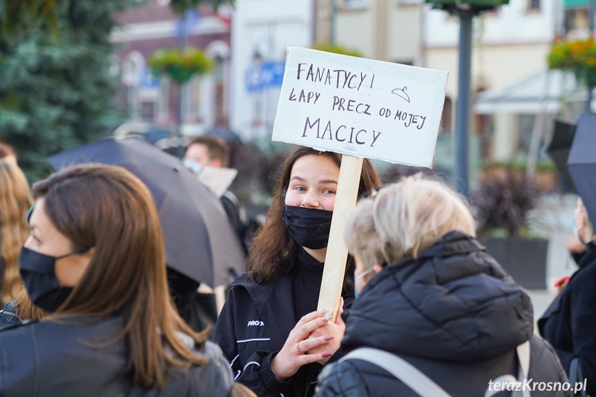 Protest kobiet w Krośnie