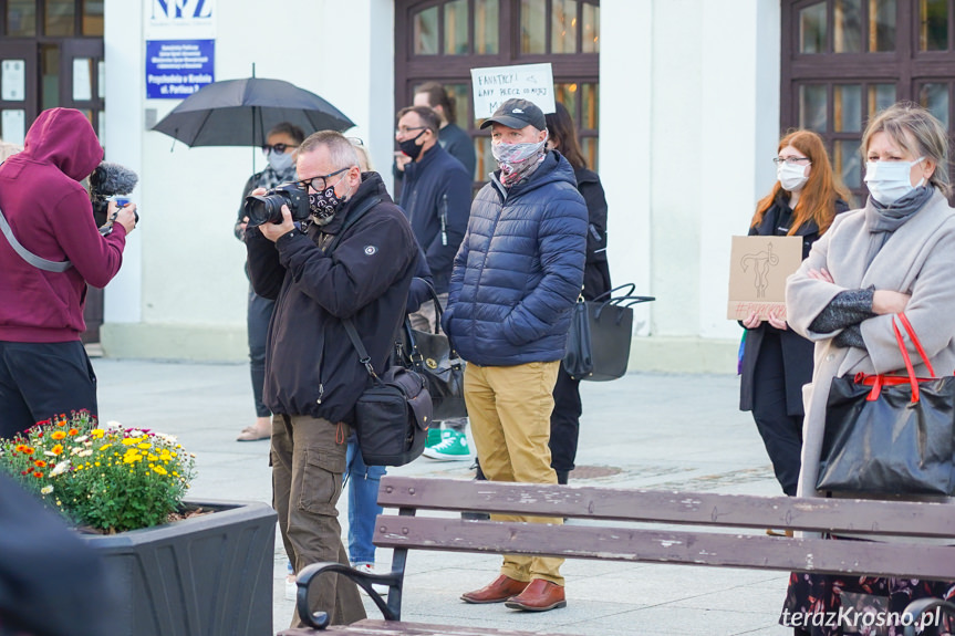 Protest kobiet w Krośnie