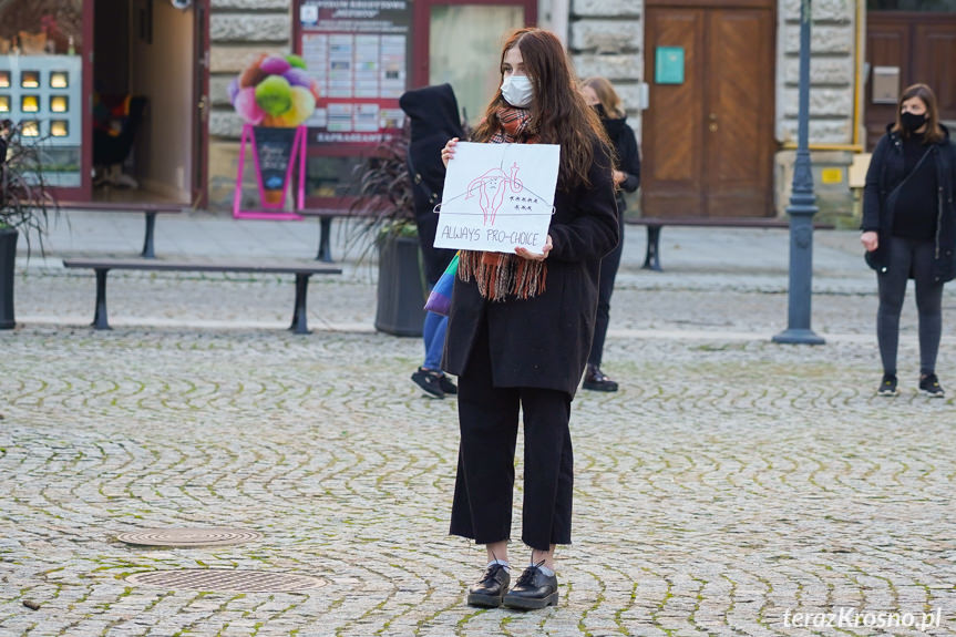 Protest kobiet w Krośnie