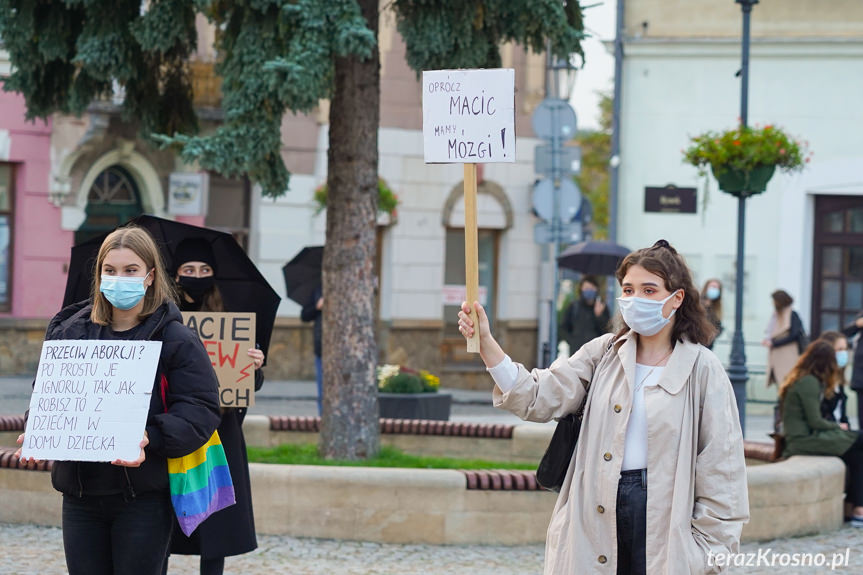 Protest kobiet w Krośnie