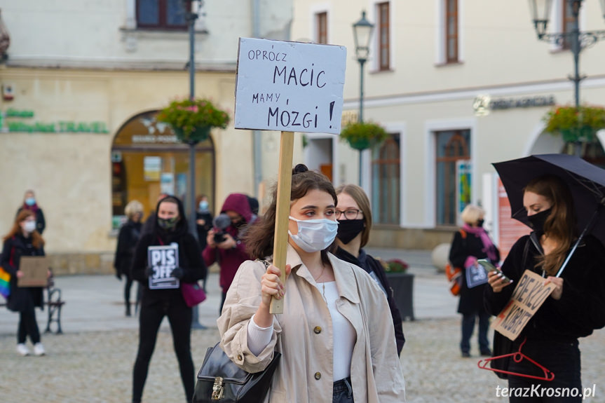 Protest kobiet w Krośnie