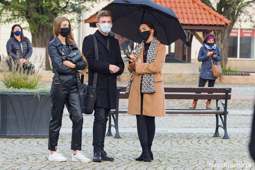 Protest kobiet w Krośnie