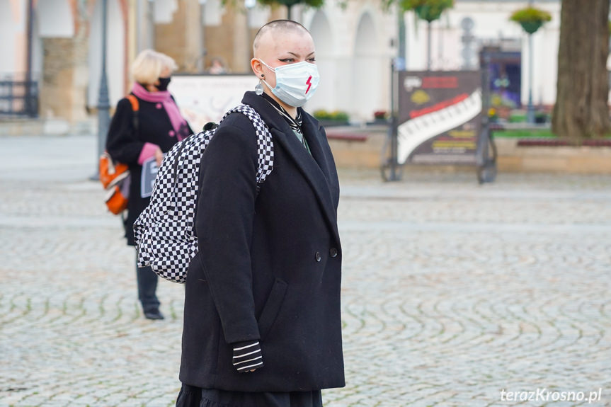 Protest kobiet w Krośnie