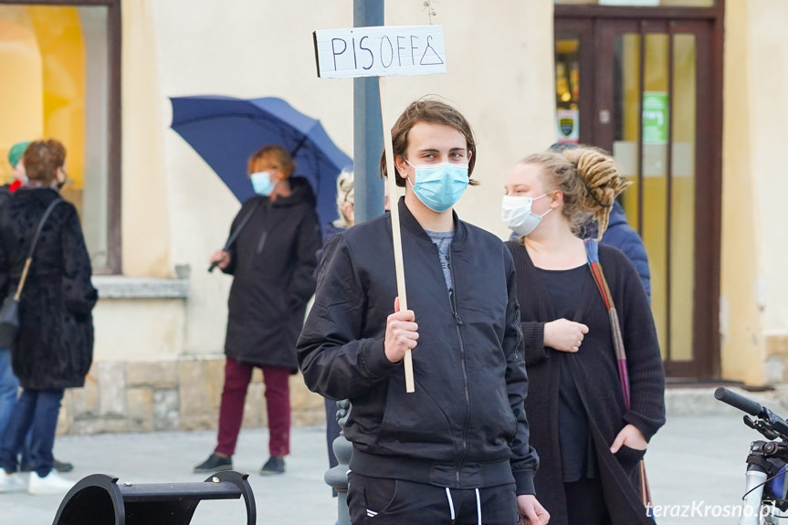 Protest kobiet w Krośnie