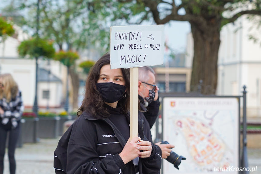 Protest kobiet w Krośnie