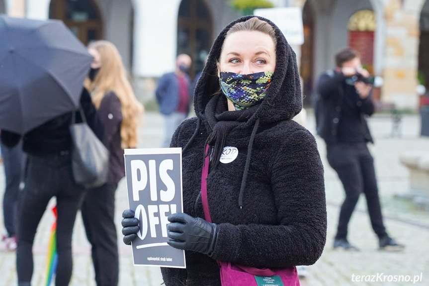 Protest kobiet w Krośnie