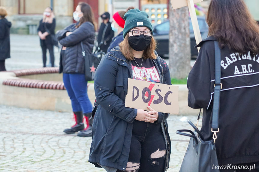 Protest kobiet w Krośnie