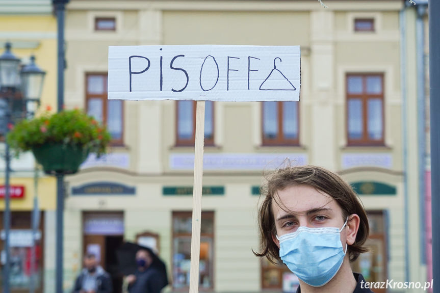 Protest kobiet w Krośnie