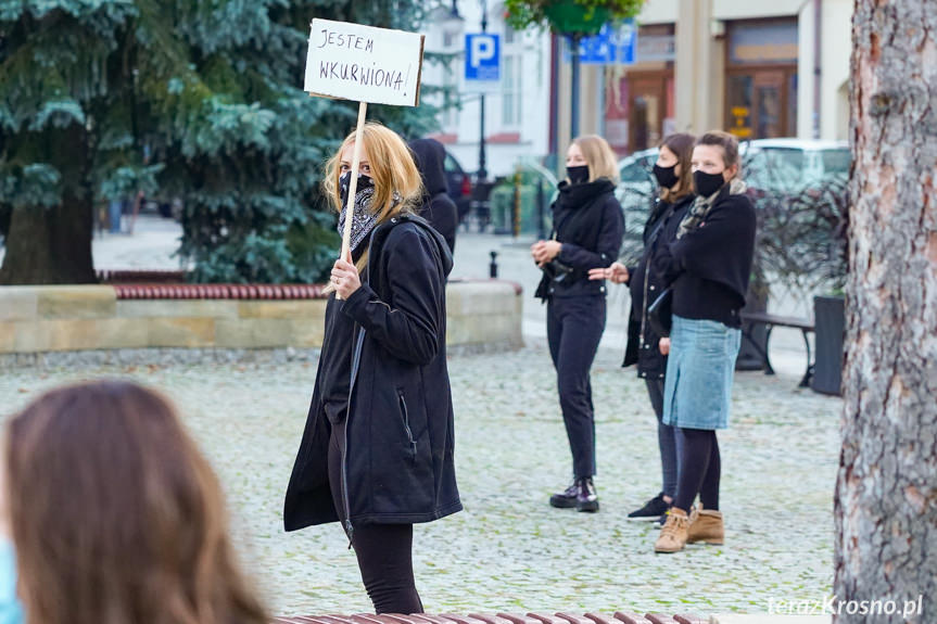 Protest kobiet w Krośnie