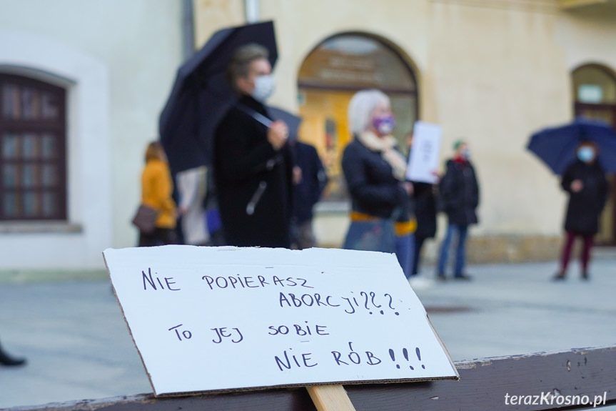 Protest kobiet w Krośnie