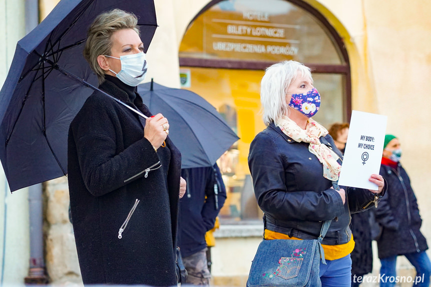 Protest kobiet w Krośnie