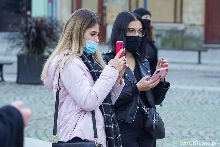 Protest kobiet w Krośnie